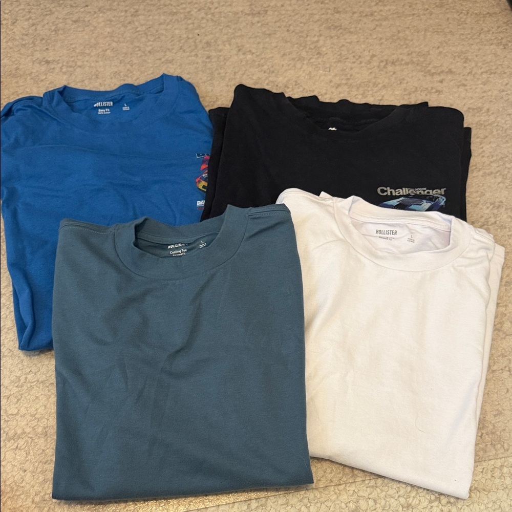 Men's Assorted Color T-Shirts from Hollister Size Large
